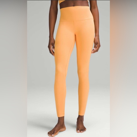 NWOT Lululemon Align High-Rise Pant 28" Mango Dream - Picture 2 of 6